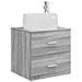 Set di mobili per il bagno 4 pcs Sonoma grigio - Foto miniatura 5