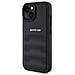 Amg Custodia In Pelle Con Linee Impressa Per Iphone 15 Plus - Nera - Foto miniatura 2
