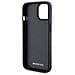 Amg Custodia In Pelle Con Linee Impressa Per Iphone 15 Plus - Nera - Foto miniatura 7