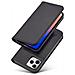 Portafoglio Magnetico Per Carte Iphone 12 Pro Max Custodia Porta Carte Nera - Foto miniatura 7
