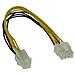 cavo adattatore alimentazione interna da alimentatore atx 1.3 8pin a mainboard atx 2.0 8pin, 10cm - Foto miniatura 1