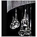 Lampadario Moderno con 85 Cristalli Nero - Foto miniatura 2