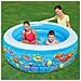 Piscina Play Bambino Piccoli 196x53cm Rotonda Gioco Gonfiabili 51122 - Foto miniatura 2