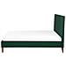Letto In Velluto Verde Scuro 140x200cm Bayonne - Foto miniatura 10