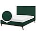 Letto In Velluto Verde Scuro 140x200cm Bayonne - Foto miniatura 22