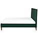 Letto In Velluto Verde Scuro 140x200cm Bayonne - Foto miniatura 16
