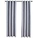 Tende Oscuranti Con Anelli In Metallo 2 Pz Grigie 140x225 Cm - Foto miniatura 2