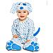 Costume Da Cucciolo Di Cane Blu Con Ciuccio Deluxe Bebe - Taglia: 1 A 2 Anni - Foto miniatura 1