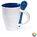 Cucinare Bigbuy Tazza Con Cucchiaio (350 Millilitri) Bicolor 149.459. - Foto miniatura 1