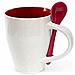 Cucinare Bigbuy Tazza Con Cucchiaio (350 Millilitri) Bicolor 149.459. - Foto miniatura 3