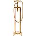 Rubinetteria a Colonna per Vasca Bagno Acciaio Inox 99,5cm Oro - Foto miniatura 3
