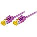 2m Cat. 6A, Cat6a, S / FTP (S-STP) , RJ-45, RJ-45, Maschio / maschio, Viola - Foto miniatura 1