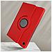 Custodia Samsung Galaxy Tab A8 10.5 2021 Copertina Supporto Rotante 360° Rossa - Foto miniatura 4