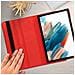 Custodia Samsung Galaxy Tab A8 10.5 2021 Copertina Supporto Rotante 360° Rossa - Foto miniatura 5