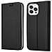 Custodia Compatibile Con Apple Iphone 13 Pro Max In Classy Nero - Coperchio Protettiva Con Chiusura Magnetica, Funzione Stand E Tasca Per Le Carte - Foto miniatura 7