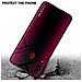 Custodia Compatibile Con Samsung Galaxy A20s - Ottica A Strisce In Cremisi Rosa - Coperchio Protettivo In Vetro Temperato E Silicone Tpu - Foto miniatura 4