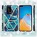Custodia Compatibile Con Huawei P40 In Marmo Blue Wave No. 13 - Coperchio Protettivo In Silicone Tpu Con Motivo A Mosaico - Foto miniatura 6
