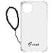 Cover Iphone 12 E 12 Pro Trasparente Con Gioiello Con Perline Nere Guess - Foto miniatura 1