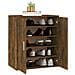 Scarpiera Rovere Fumo 60x35x70 Cm In Legno Multistrato - Foto miniatura 8