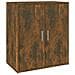 Scarpiera Rovere Fumo 60x35x70 Cm In Legno Multistrato - Foto miniatura 9