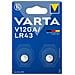 V12GA Batteria monouso LR43 Alcalino - Foto miniatura 1