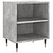 Comodini 2 Pz Grigio Cemento 40x30x50 Cm In Legno Multistrato - Foto miniatura 3