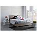 Letto Matrimoniale Berenice, Letto Contenitore Con Rivestimento In Tessuto, 100% Made In Italy, Apertura Frontale, Adatto Per Materasso Cm 140x200, Tortora - Foto miniatura 1
