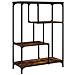 Libreria Rovere Fumo 81x36x115 Cm Legno Multistrato E Acciaio - Foto miniatura 2