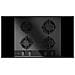 Piano Cottura GBC 64 Infinity G1 da Incasso 4 Zone Cottura da 60 cm Colore Nero - Foto miniatura 6