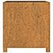 Fioriera Con Gambe Ruggine 49x47x50 Cm Acciaio Corten - Foto miniatura 4