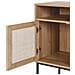 Comodino Legno Chiaro E Nero 40 X 40 Cm Pasco - Foto miniatura 3