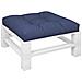 Cuscino Per Pallet Blu Marino 70x70x12 Cm In Tessuto - Foto miniatura 3