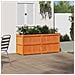 Fioriera Giardino Marrone Cera 150x50x70 Cm Legno Massello Pino - Foto miniatura 3