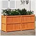 Fioriera Giardino Marrone Cera 150x50x70 Cm Legno Massello Pino - Foto miniatura 1
