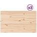 Piani Tavolo 3 Pz 80x47x1,7 Cm Rettangolare Legno Massello Pino - Foto miniatura 2
