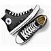 Chuck Taylor Hi Leather 132170c, Unisex, Nero, 35 - Foto miniatura 5