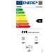 Frigorifero Combinato FCN255WDE Multi Air Flow Total No Frost Classe E Capacità Netta 255 Litri Colore Argento - Foto miniatura 3