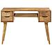 Scrivania con Cassetti 110x47x76 cm in Legno Massello di Mango - Foto miniatura 2