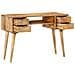 Scrivania con Cassetti 110x47x76 cm in Legno Massello di Mango - Foto miniatura 3