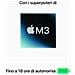 MacBook Air 13": Chip M3 con CPU 8-core e GPU 8-core, 256GB SSD - Argento - Foto miniatura 4