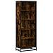Libreria Rovere Fumo 60x35x170,5 Cm In Truciolato - Foto miniatura 2