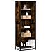 Libreria Rovere Fumo 60x35x170,5 Cm In Truciolato - Foto miniatura 1