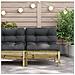 Lusso Casadino -  Divano Giardino Senza Braccioli Cuscini Legno Pino Impregnato - Foto miniatura 2