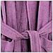 Accappatoio Con Cappuccio Spugnissima Minorca Junior In Cotone Colore Viola Misura 8-10 Anni - Foto miniatura 3