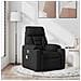 Poltrona Massaggiante Reclinabile Nera in Tessuto - Foto miniatura 2