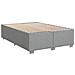 Giroletto a Molle con Materasso Grigio Chiaro 160x200cm Tessuto - Foto miniatura 5
