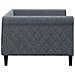 Letto da Giorno Grigio Scuro 90x200 cm in Velluto - Foto miniatura 4