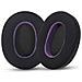 Cuscinetti Auricolari Di Ricambio In Pelle Effetto Ghiaccio Nero-viola Per Cuffie Sony Ult Wear Wh-ult900n - Foto miniatura 2