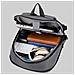 Zaino Per Laptop Da Lavoro Commuter - Resistente All'acqua, Grande Capacità 15.6 Pollici Darkgrey - Foto miniatura 4