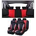 Coprisedili Auto 9 Pezzi Universali Rossi - Foto miniatura 1